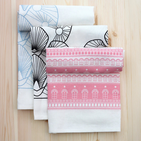 Kitchen towel 50x70cm Helmi grey