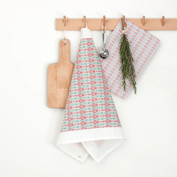 Cutting board 30x20cm Sirkus red-green