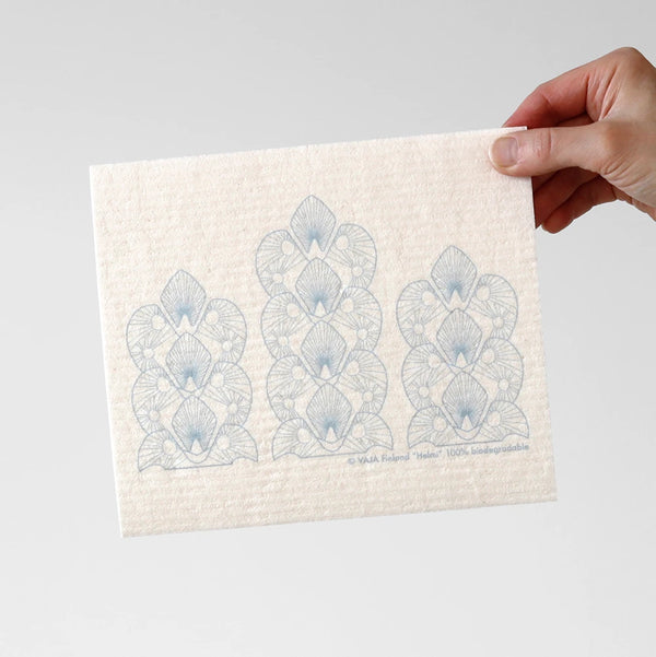 Dish cloth 17x20cm Helmi grey