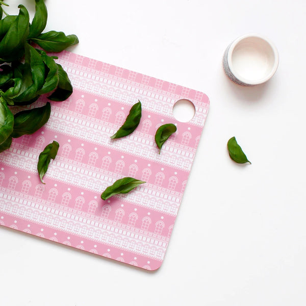 Cutting board 30x20cm Lovisa pink