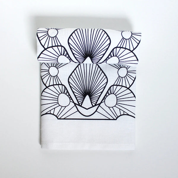 Kitchen towel 50x70cm Helmi black