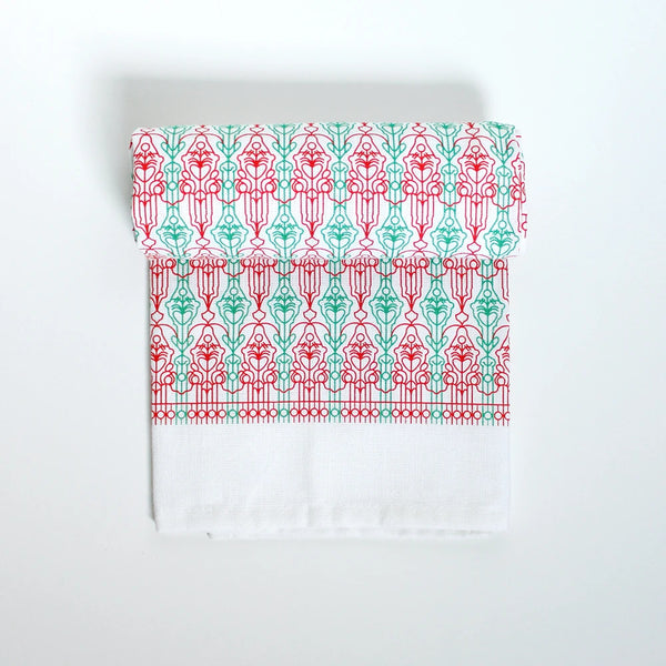 Kitchen towel 50x70cm Sirkus red-green