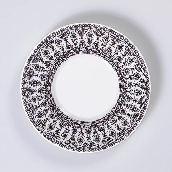 2nd quality - Saucer 17cm Sirkus black